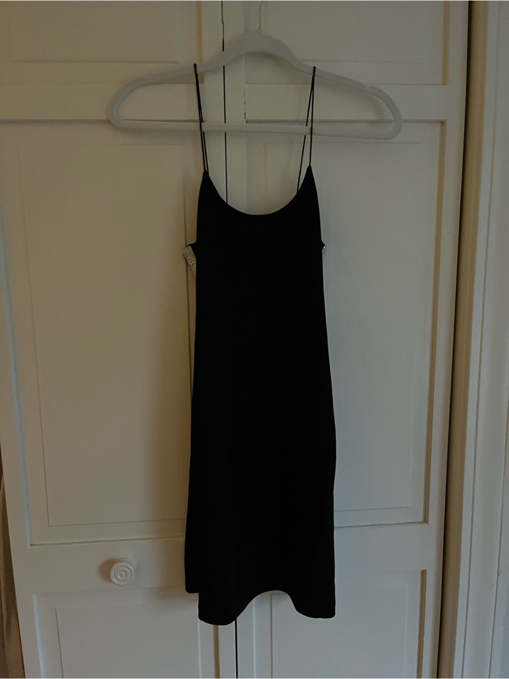 Alice + Olivia Black Mini Dress with Rhinestones - New with tags